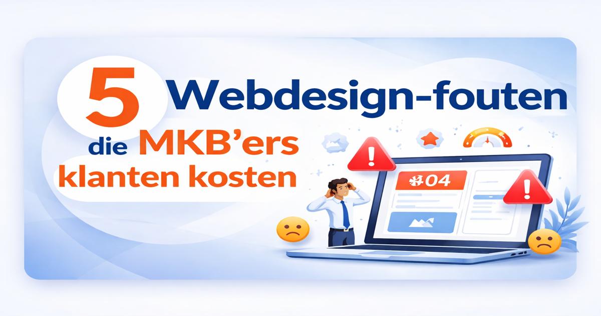5 webdesign-fouten die mkb’ers klanten kosten